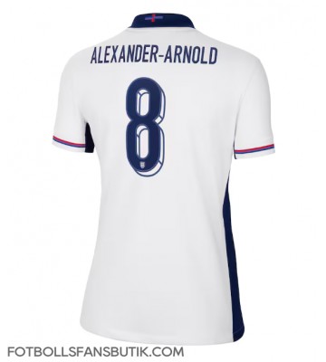 England Alexander-Arnold #8 Replika Hemmatröja Damer EM 2024 Kortärmad